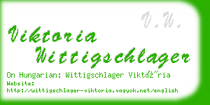 viktoria wittigschlager business card